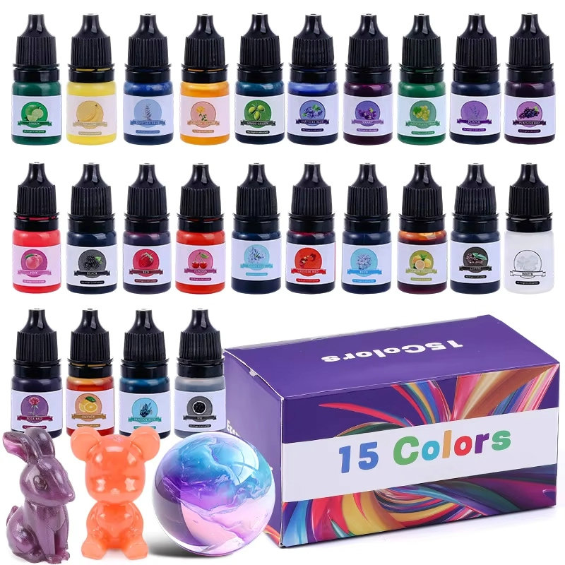Epoxy Uv Resin Kit - Pigmento de cor de resina epóxi