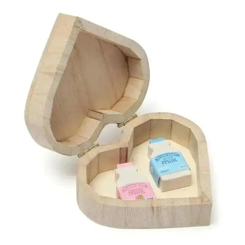 Wood Ring Blank - Caixa de jóias de madeira em