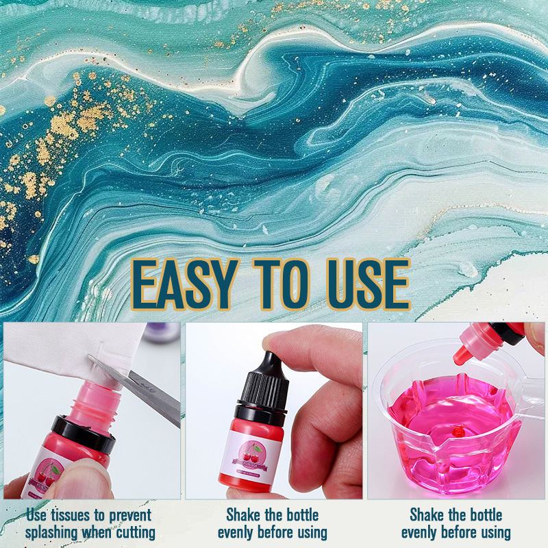 Pigmento de cor de resina epóx - Epoxy Uv Resin Kit avaliação e preço