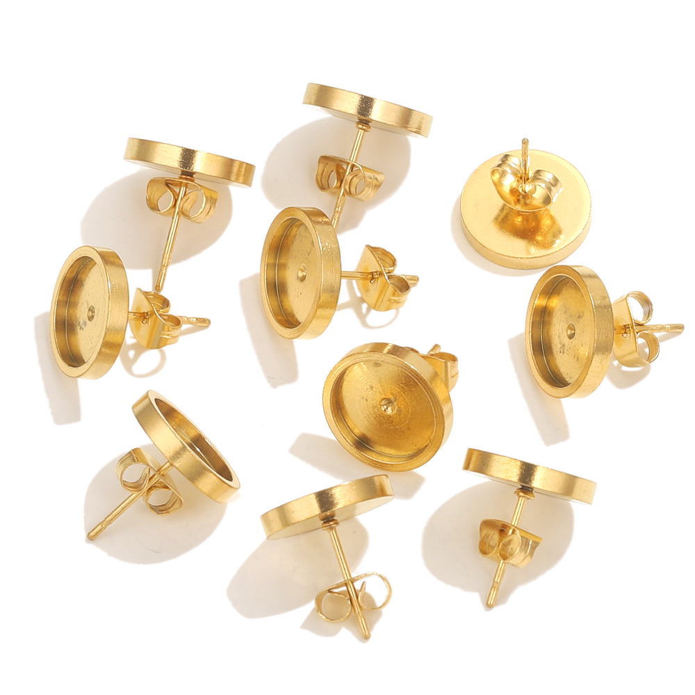 10 pçs de aço inoxidável ouro  - Resin Craft Kit avaliação e preço