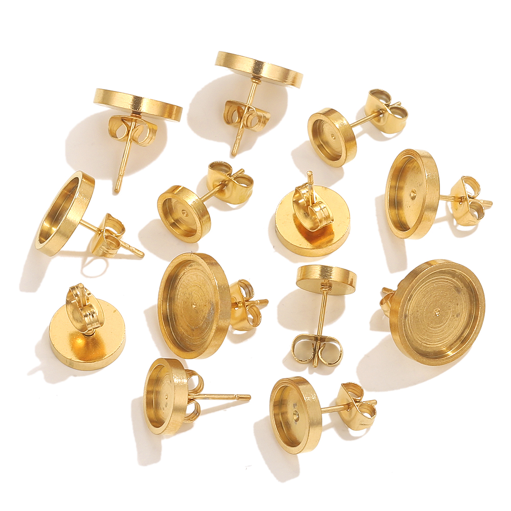 10 pçs de aço inoxidável ouro  - Resin Craft Kit avaliação e preço